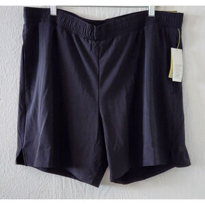 All in Motion BLACK Any Sport Short XL pocket elastic & tie Lined Short (C1)